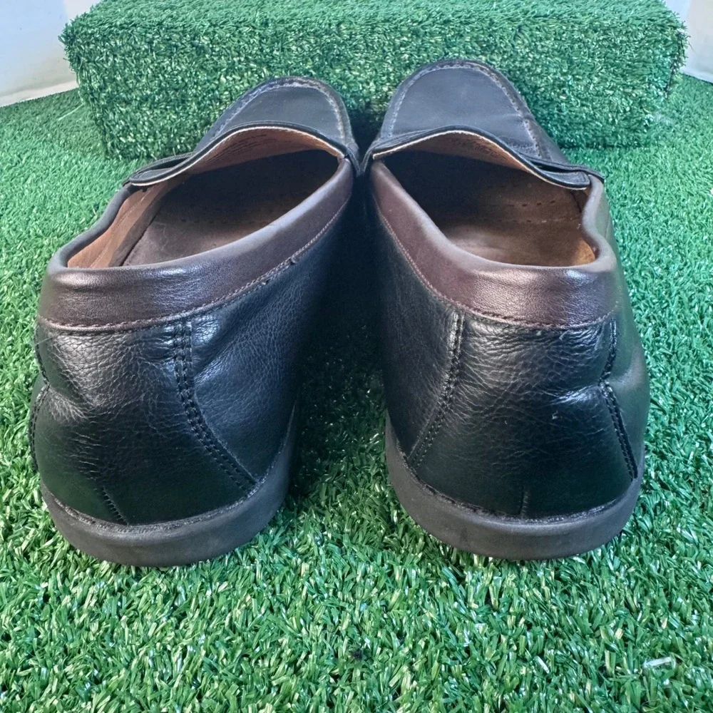 IZOD‎ Edmund Mens Penny Loafers Black Brown Memory Foam Slip On Shoes 12M